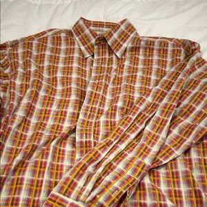 Bugatchi Vibrant Plaid Button Down Shirt